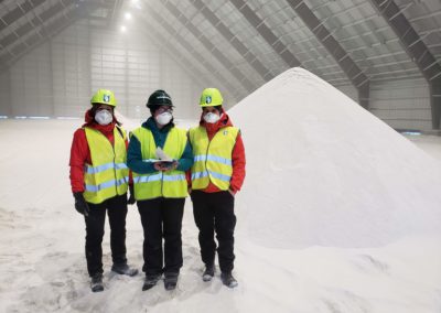 Greenland government inspection team in early December